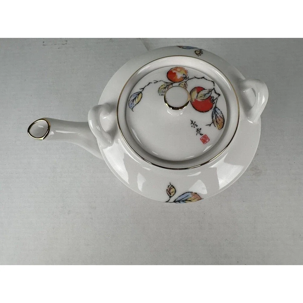 Vintage Haeng Nam Elegant Bone China Teapot & Tea Cup Set Made In Korea